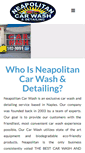 Mobile Screenshot of neapolitancarwash.com